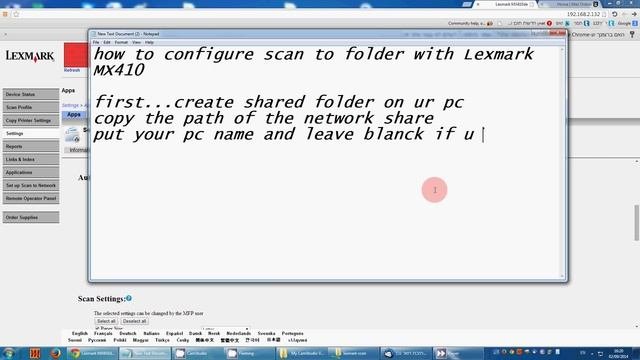 Lexmark Mx410 Scan To Folder Setup