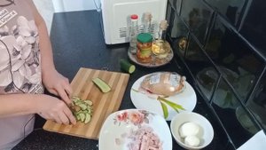 Праздничный Салат с Копчёной Грудкой