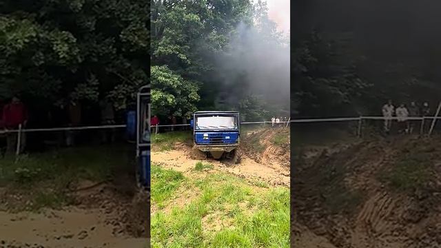 Truck flipped_ no problem _ 6x6 Tatra Truck Trial Mohelnice 2024 Team no. 422