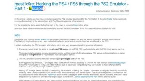 Webkit Exploit PS4 10.01 и 6.50 на PS5. Hen на 8.хх и 9.00 без флешки. Новая уязвимость.