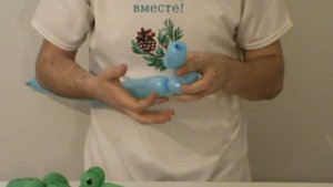 Твистинг-крокодил из воздушных шариков шдм
