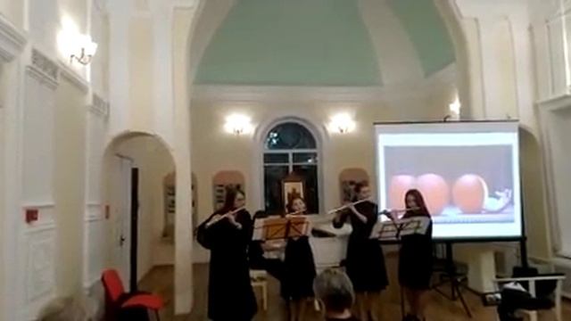 С. С. Прокофьев марш из оп. Любовь к 3 апельсинам' исп. ансамбль Акварель смотреть онлайн