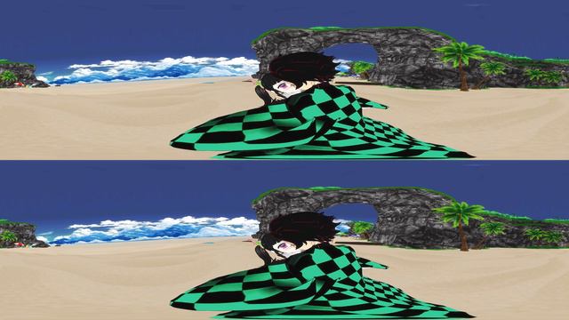 💖 Kanao Tsundere confiesa su amor a Tanjiro 💖 Romance Tanjiro x Kanao en Demon Slayer VR (anime vr)