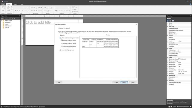 SQL Server Reporting Services: Data Analysis Beginner Tutorial смотреть онлайн