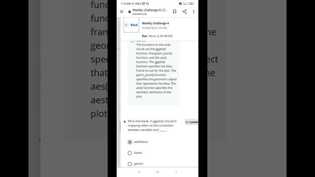 Google Data Analytics | Specialization | Data Analysis with R Programming Answers  ?? ? | #Coursera