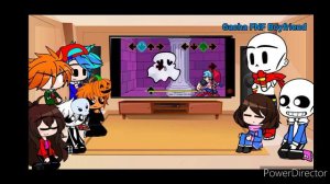 FNF and Undertale react to // FNF Undertale 2.0 // Gacha Club /