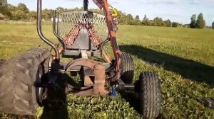 Самодельные гусеницы  из покрышек на лесовозный прицеп