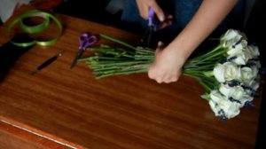 Букет невесты из роз и лаванды / Свадьба своими руками