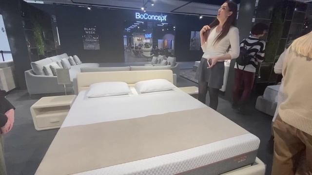 Диван Домино c механизмом Пума, стол Амбассадор, беспружинный пенный матрас Hampton. смотреть онлайн