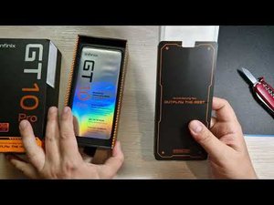 Распаковка игрового смартфона Infinix GT 10 Pro / 16 GB RAM / 256 GB (2160р 4К)