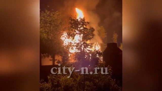 Ночной пожар в Шерегеше смотреть онлайн