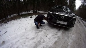 Hyundai SANTA FE 2020. На ДИЗЕЛЕ по лесу.