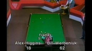 Bill Werbeniuk vs Alex Higgins at the WC 1983