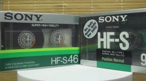 Аудиокассеты SONY HF-S. Вскрытие, обзор, тестирование