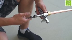 Установка напольного колонного кондиционера