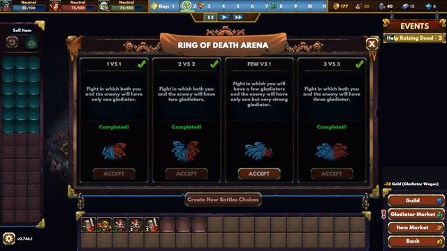 Gladiator Guild Manager -- 2 Minute Review смотреть онлайн