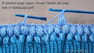 ♦ Шапка для девочки из пышных столбиков крючком • ellej