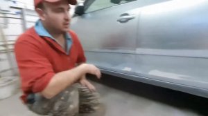Замена парога.ШКОДА ФАБИЯ  Skoda Fabia 2010года. часть 2.