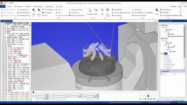 Обзор Cimco Edit, CNC-Calc, Machine Simulation, NC-Base и MDM
