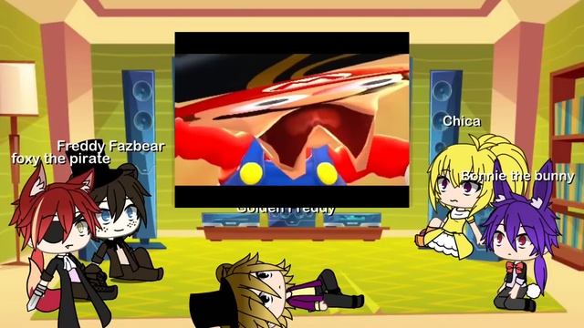 FNAF 1 react to Mario plays fnaf смотреть онлайн