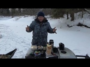 Февральский хариус \ Жизнь в таёжной землянке \ Часть 1 \ Опасный лёд