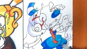 Drawing FNF - Cuphead.EXE / Soul Mugman / Soul Ms. Chalice / PacMan V2