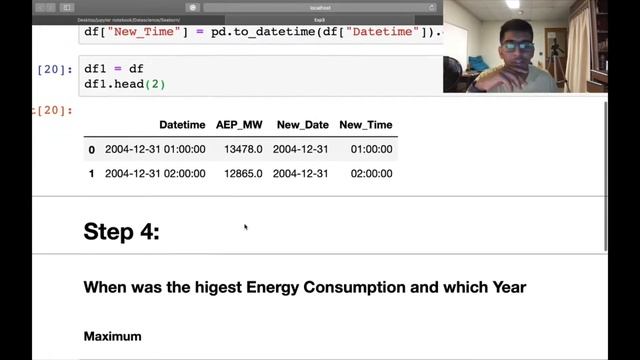 Data Analysis Over 10 years of hourly energy consumption using Python Seaborn Pandas