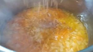 Суп с полбой и грибами. (рецепт авторский)