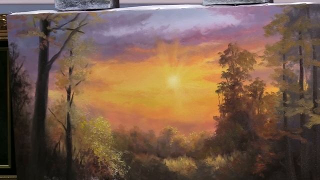 Forest at Sunset | Paint with Kevin ® смотреть онлайн
