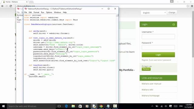 Selenium Python Webdriver Tutorial - Unit Test
