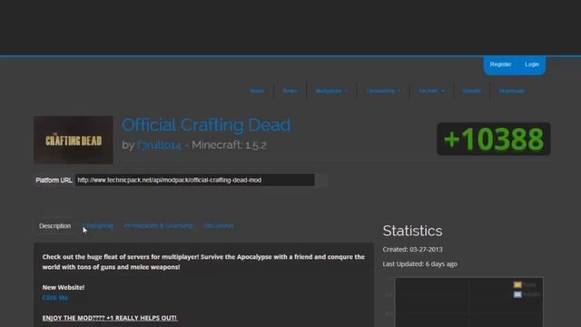 Minecraft Mods Showcase - Crafting Dead Mod! (1.8) - 1.7.10 - 1.8.2 - 1.9 - 1.12.0 - 1.12.0 смотреть онлайн