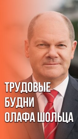 Шольц занимается государственными делами. Посмотрите, это очень смешно!