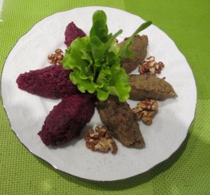 Отличная сытная и вкусная закуска!  Пхали из фасоли