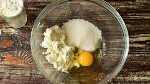 Морковное печенье с творогом