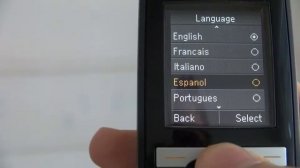 gigaset c610ip : language set up