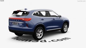 Haval H6 Hybrid 2021 3D model by Hum3D.com