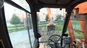 Собираем щебень (Работа на экскаваторе HITACHI ZX 210)