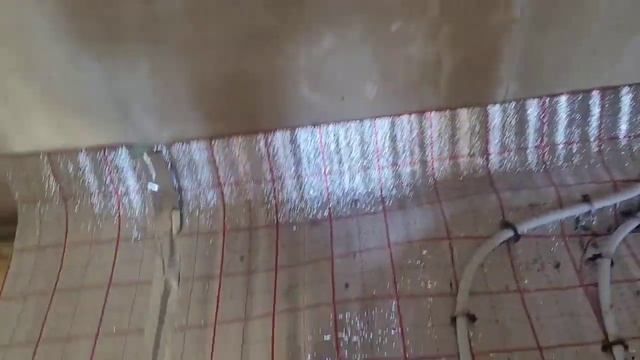 тёплый пол, Полусухая стяжка пола
