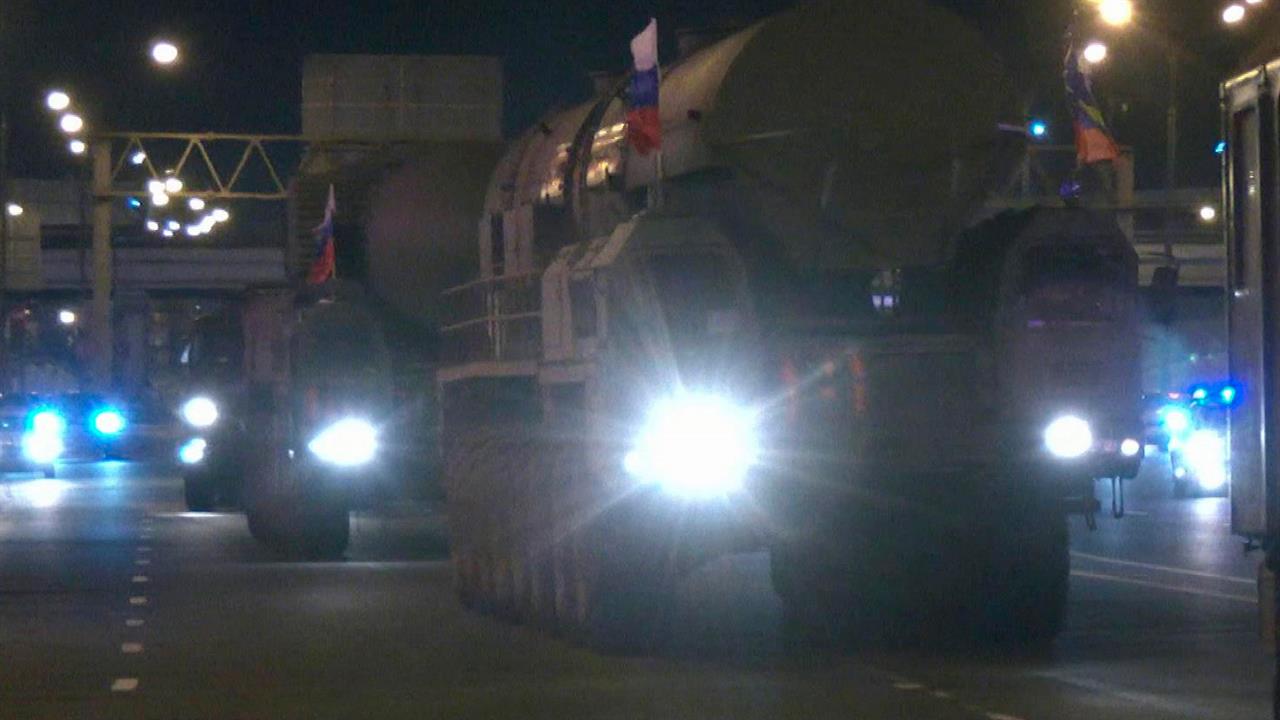 "Ярсы" прибыли в Алабино для подготовки к параду в честь 79-й годовщины Победы