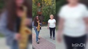 Саксофон лучшее на улице Тойук из Якутии Ольга Алексеева