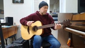 Уроки. Lessons."The man who sold the world"(David Bowie). Переложение для одной гитары. Am.