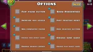 Как в Geometry Dash сделать чтоб показывали проценты сколько ты прошёл?