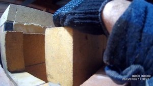 Установка задвижек в печи
