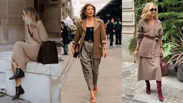 КОРИЧНЕВЫЙ ЦВЕТ В ОДЕЖДЕ ОСЕНЬ 2022? ИЗУМИТЕЛЬНЫЕ ОБРАЗЫ В КОРИЧНЕВОМ ЦВЕТЕ/ ПАЛЬТО, ЖАКЕТЫ,ЮБКИ смотреть онлайн