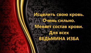 ИСЦЕЛИТЬ СВОЮ КРОВЬ..ОЧЕНЬ СИЛЬНО..МЕНЯЕТ СОСТАВ КРОВИ..ДЛЯ ВСЕХ..АВТОР: ИНГА ХОСРОЕВА