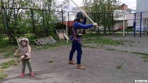 основные удары древковым оружием