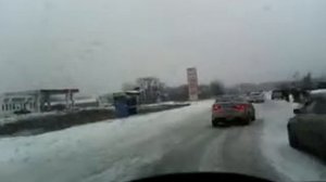 Первый снег в Волгограде