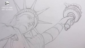 How to Draw The Statue of Liberty: Realistic Pencil Drawing