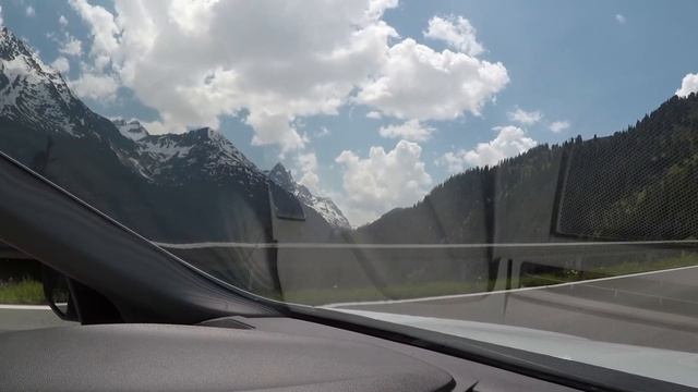 Дорога из Италии в Германию через перевал / Едем домой смотреть онлайн