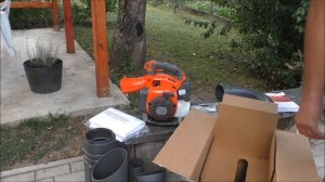 Husqvarna 125bvx unboxing and first try